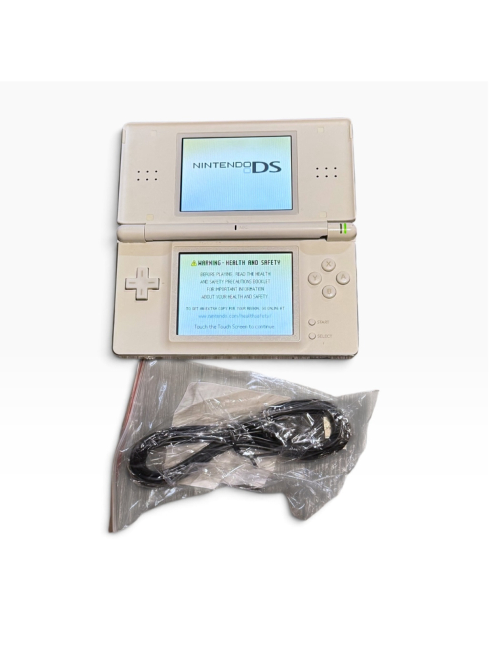 Nintendo DS Lite Handheld Console White One Size With Charger Gba